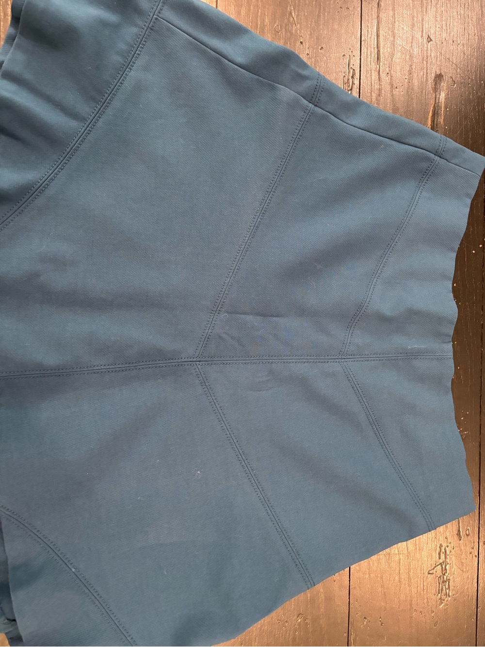 LOFT Blue A-Line Mini Skirt